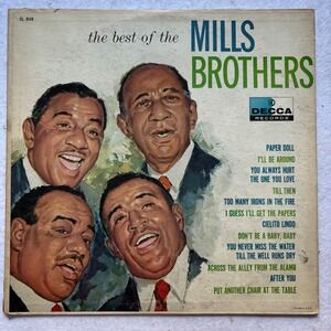 Mills Brothers Best Of LP DL 8148 Decca 33RPM Record  Album